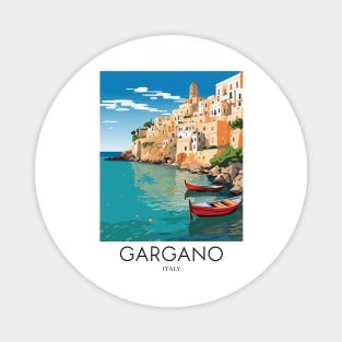 A Pop Art Travel Print of Gargano - Italy Magnet